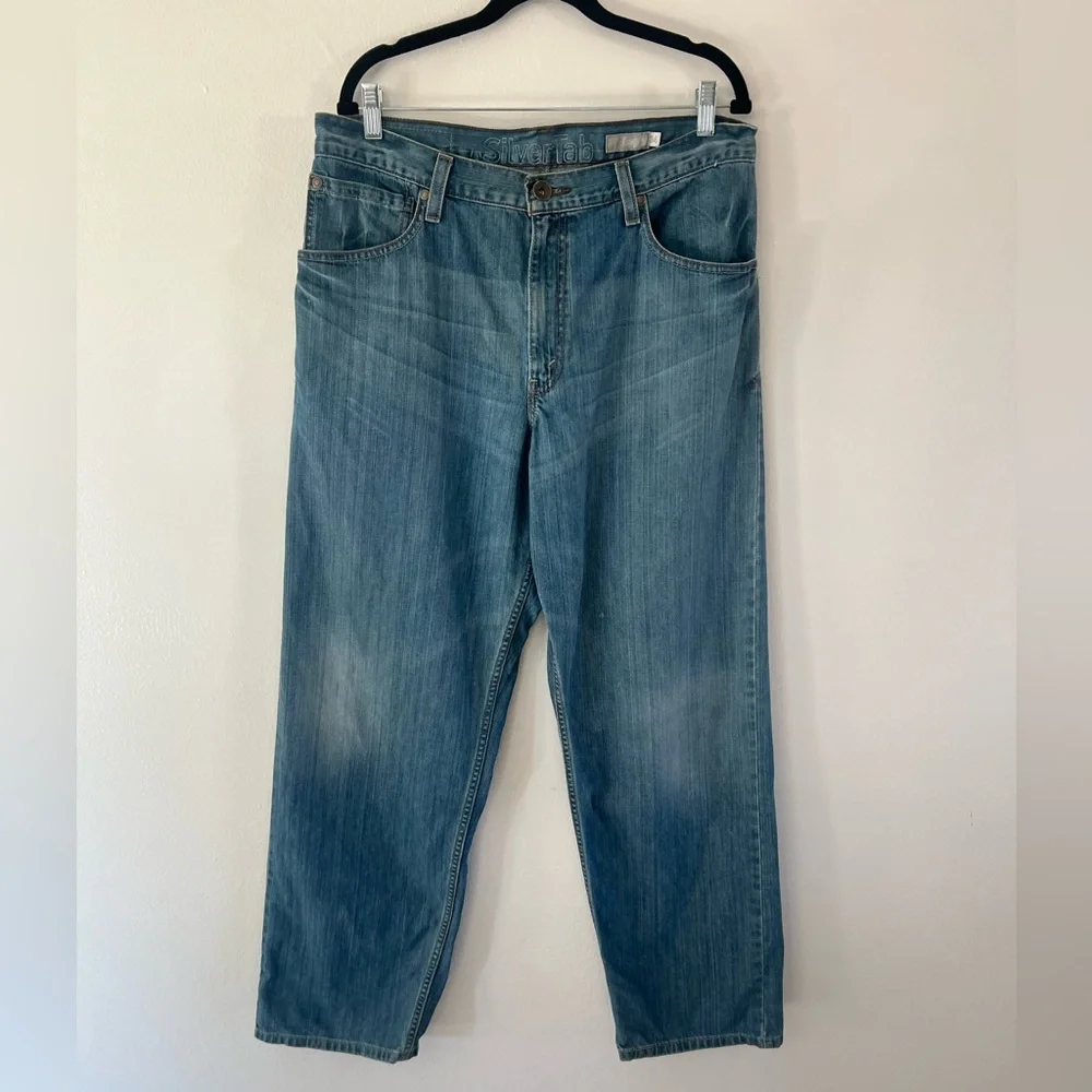 Levi’s Silvertab Baggy Relaxed Fit Cotton Denim Men's Jeans Size‎ W34x L32
